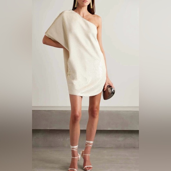 The Frankie Shop Dresses & Skirts - The Frankie Shop Gloria Sequins One Shoulder Dress Size Medium NWT